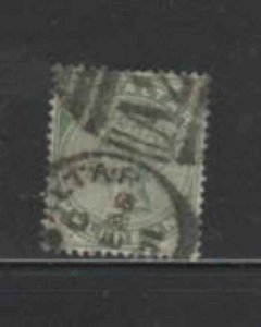 GIBRALTAR #8 1887 2 1/2p QUEEN VICTORIA F-VF USED