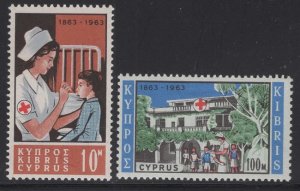 CYPRUS 227-228  MINT HINGED