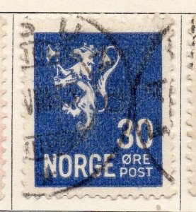 Norway 1926-28 Early Issue Fine Used 30ore. 055038