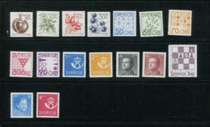 Sweden #1430-45 Mint - Make Me An Offer!