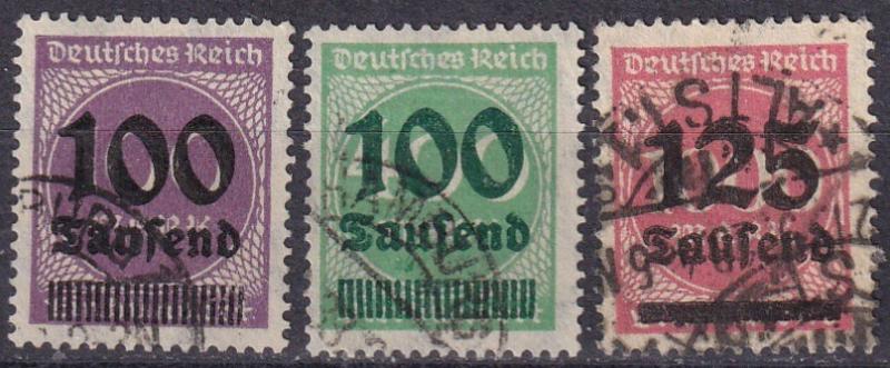 Germany #253-5 F-VF Used CV $5.65