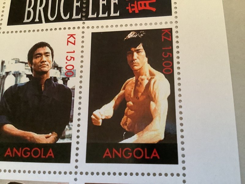 Angola Bruce Lee Martial Arts Jeet Kune Do mint never hinged stamps sheet R48705