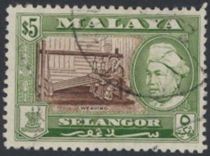 Selangor Malaya  SC#  112a   Used  p 12½  see details & scans