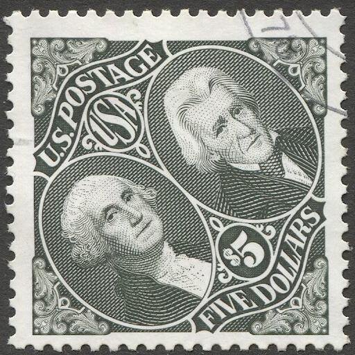 US 1994 Sc 2592  $5  Washington & Jackson  Used  VF