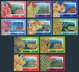 Niue 684-693,MNH.Michel 864-873. Coral Gardens 1996.Fish.