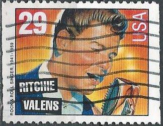 US 2734 (used) 29¢ Ritchie Valens (from booklet)