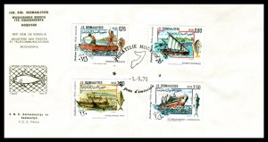 Somalia 467-470 Fishing U/A FDC