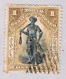 North Borneo 59 Used Dyak Chief 1894 (BP35919)