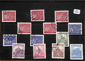 E0062 Bohemia & Moravia stamps selection