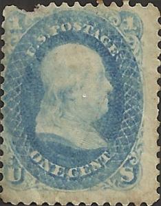 # 63 Blue Mint Fault Ben Franklin