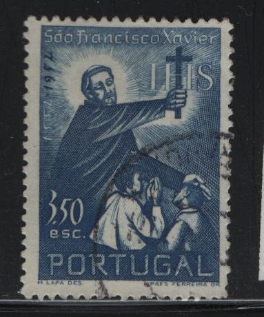 PORTUGAL, 755, USED, 1952, ST. FRANCISCO & 2 BOYS