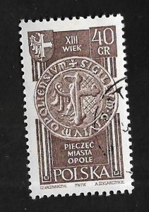 Poland 1961 - U - Scott #994