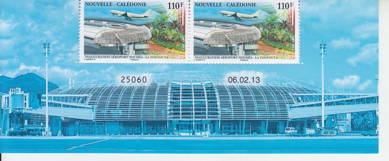 2013 New Caledonia La Tontouta Airport Pair (Scott 1151) MNH