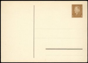 Germany 3pf Ebert Private Ganzsachen Postal Card Cover G68521