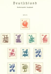 Germany #1074-85  Single (Complete Set)