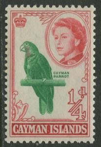 Cayman Islands - Scott 153 - QEII Definitive -1962 - MVLH- Single 1/4d  Stamp