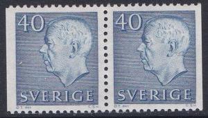 Sweden #649 pair F-VF Mint NH ** Gustav VI Adolph