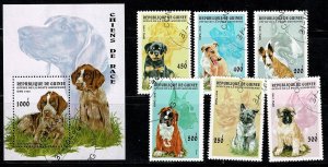 Guinea #1340-46 CTO dogs with SS