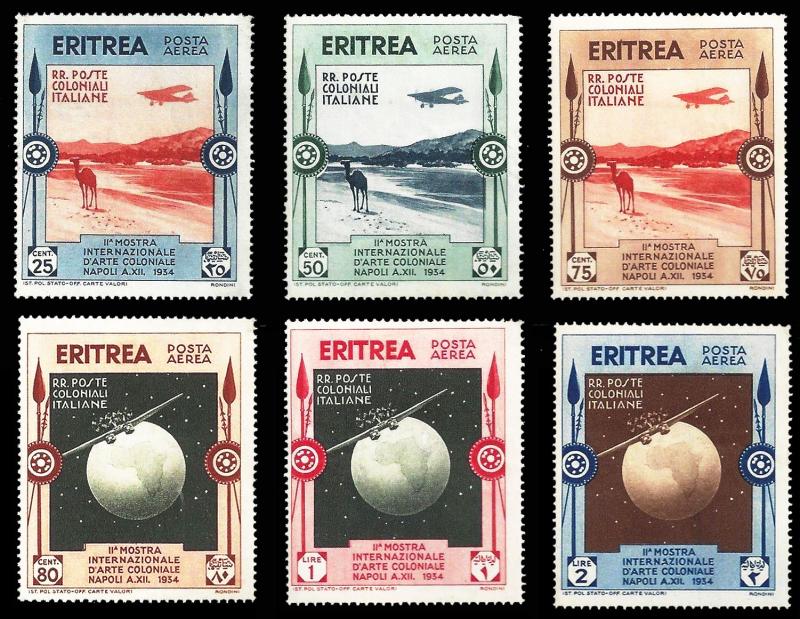 Eritrea Scott C1-C6 Mint never hinged.