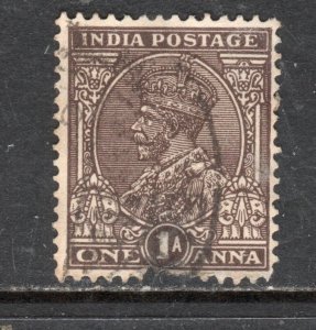 India Scott# 139  used single  DAMAGED