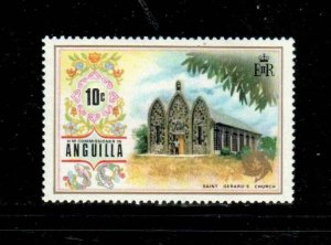 ANGUILLA #151 1972 10c ST. GERARD'S CHURCH MINT VF NH O.G