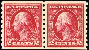 US Stamps # 413 MNH XF Pair Scott Value $260.00