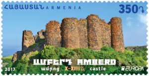 Armenia 2017 MNH** Mi 1015 Sc 1105 Europa 2017 Castles Mountian Amberd Fort