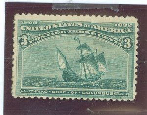 United States #232 Unused Single