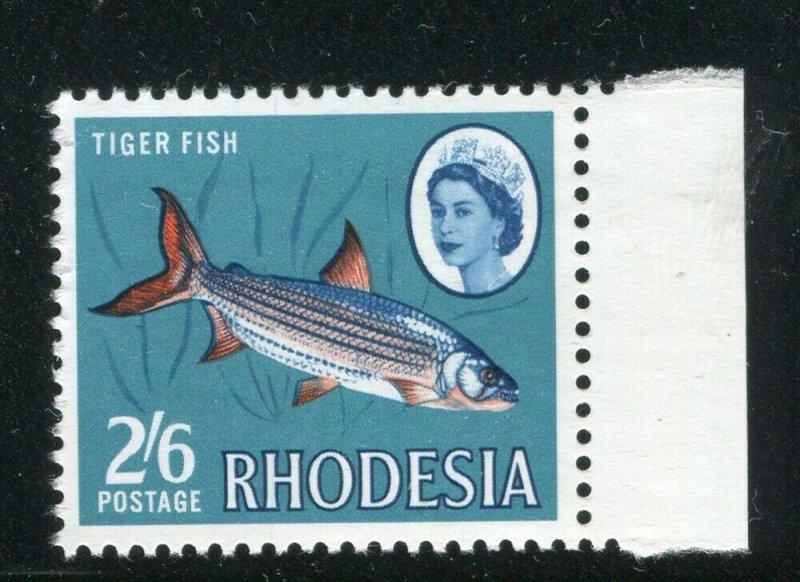 RHODESIA; 1964 early QEII Pictorial issue MINT MNH MARGIN 2s. 6d. value
