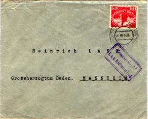 Austria Soldier's Free Mail 1916 K.u.K. Feldpostamt 202, Galicia Feldpost Car...