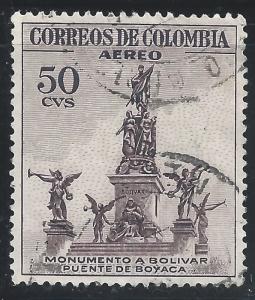 Colombia #C246 50c Bolivar Monument