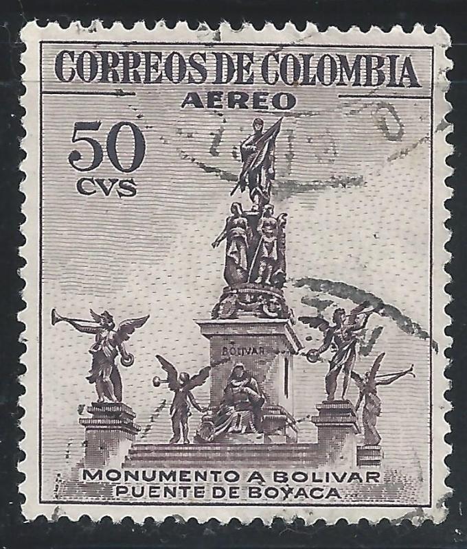 Colombia #C246 50c Bolivar Monument