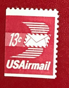 1971 US Sc C79 MNH booklet single 13c winged envelope CV$.30 Lot 1772