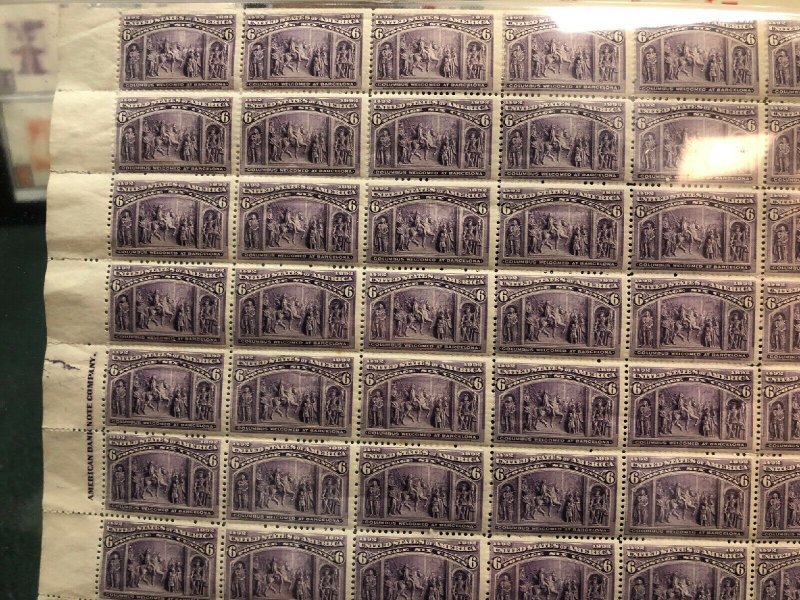 235 Superb MintSheet Of 100  Never Hinged Fresh And Scarce