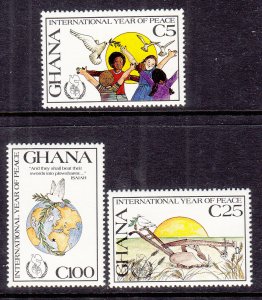 Ghana 1021-1023 MNH VF