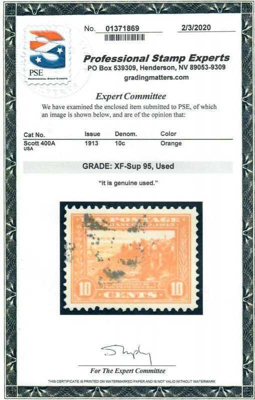 Scott 400A Used Premium Example PSE Graded XF-S 95