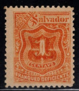 El Salvador Scott J49 Mint No Gum postage due