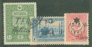 Turkey/Cilicia #71/75/76 Unused