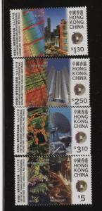 HK Scott #799-802 Monetary Fund Meeting  1997   MNH SCV $3.35