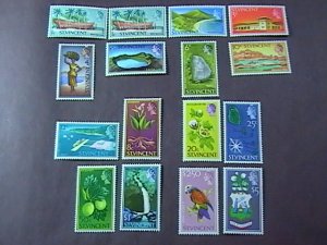 ST. VINCENT # 226-240-MINT/HINGED-COMPLETE SET----QEII----1965-67