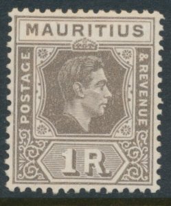 Mauritius 1938-49 SG 260 Grey Brown Mint Hinged