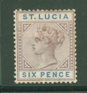 St. Lucia #35a Unused Single