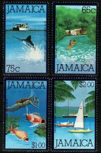 Jamaica #478-81 High Values of Set MNH - Scenes (1980)