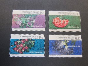 Christmas Island 1990 Sc 294-97 set MNH