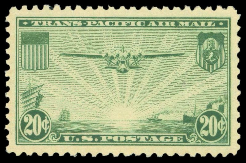 MOMEN: US STAMPS #C21 MINT OG NH PSE GRADED CERT SUP-98