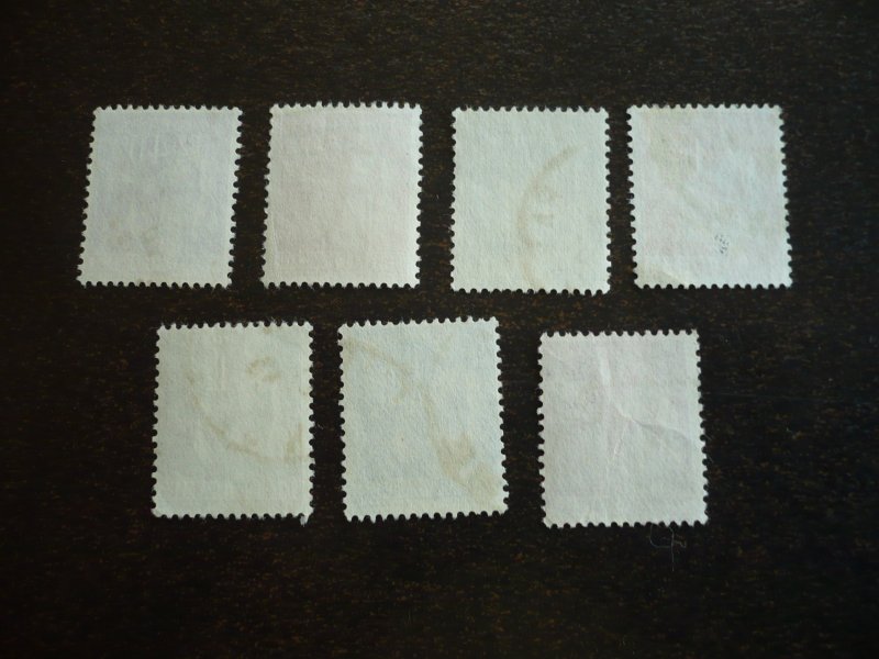 Stamps - France - Scott# 265-267,272,277,279,282-283-Used Part Set of 7 Stamps