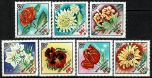 Mongolia MNH 1315-21 Local Flowers