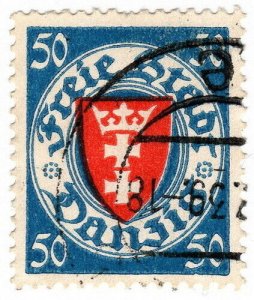 (I.B) Germany Local Post : Danzig 50pf