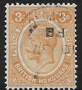 British Honduras 95  1933  3c  fine used