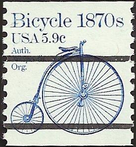 # 1901a MINT NEVER HINGED PRE-CANCELLED BICYCLE